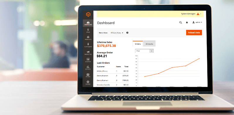 Magento 2 laptop Magento specialist Intelia - webshop development en optimalisatie